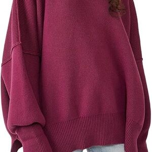 Free People Oversized Easy Street Tunic Sweater